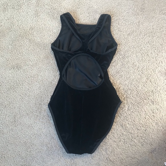 Reversible Velvet Dance Body Suit - Picture 2 of 6